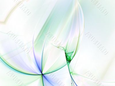 Blending Strands Abstract Background