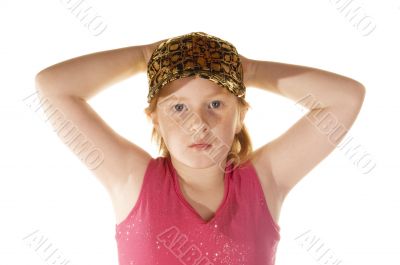 young girl is about to have enough of it all