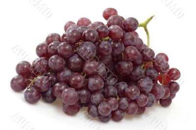 Close_up of red grapes