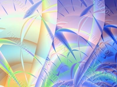 an abstract design