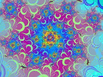 an abstract design