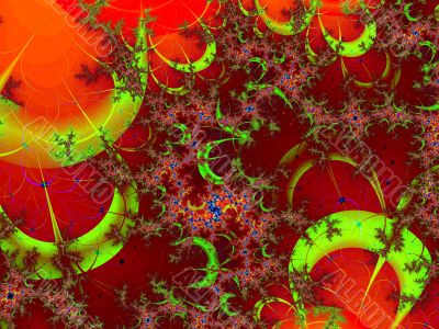 an abstract design