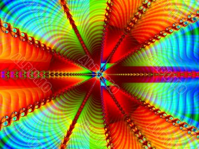 an abstract design