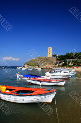 boat and tower