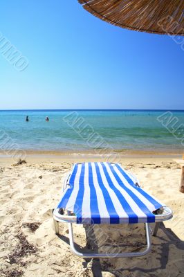 chair on the beach