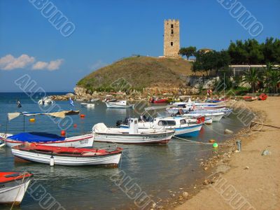 harbour in Greece