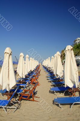 beach umbrellas