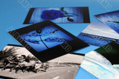 Photo Album with copy space