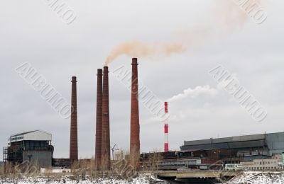 factory pipes
