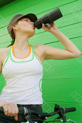 drinking water