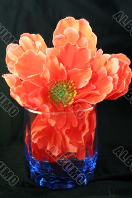 flower in glass