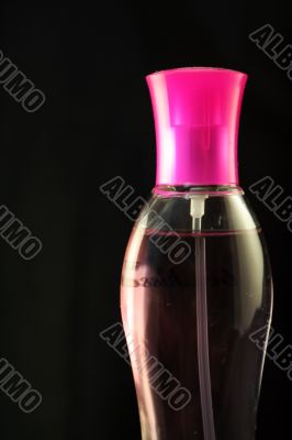 Pink perfume vial