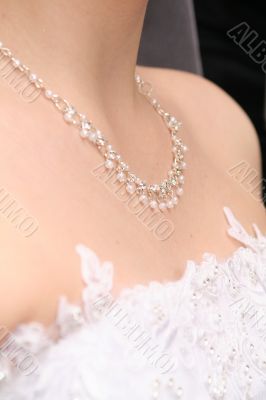 Bride`s necklace