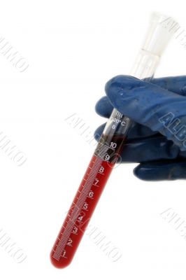 tube with blood
