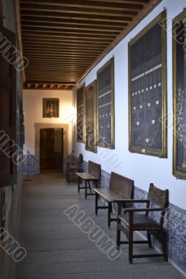 Interior of royal palace Escorial
