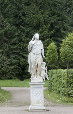 Sculpture in park