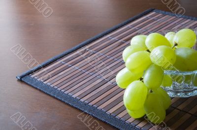 Grape on a napkin