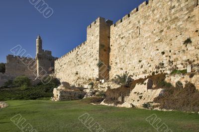 Protective wall.