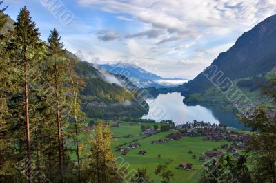 The Alpine valley