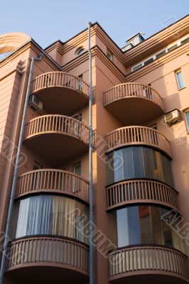 The balconies