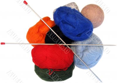 Bright Yarn Bobbins