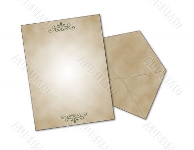 Elegant Card and Envelope
