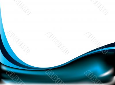 subtle curve blue