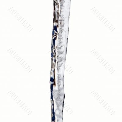 Icicles isolated on a white background
