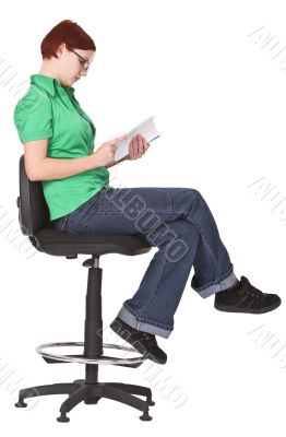 Girl reading