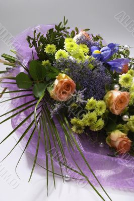 Bridal bouquet still life