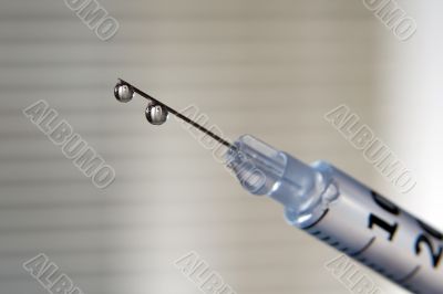 Syringe for insulin