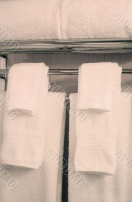 Plush White Towels