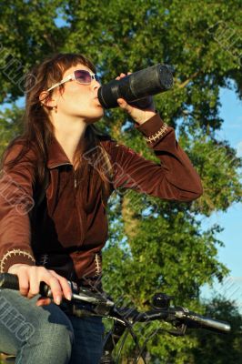 drinking water