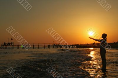 woman silhouette