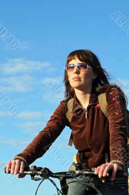 biker girl