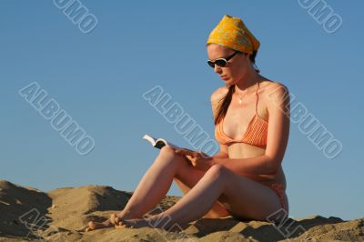reading book