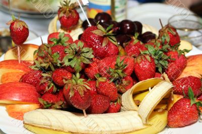 dessert fruits