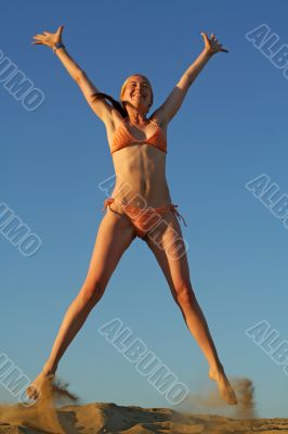 jumping high