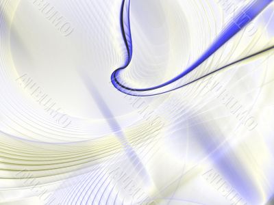 Flowing Blends and Threads Abstract Background