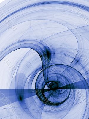 Fractal Abstract Background - Spinning threads