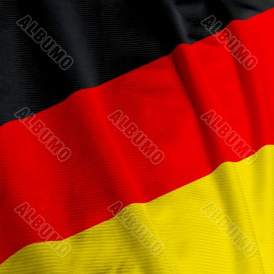 German Flag Closeup
