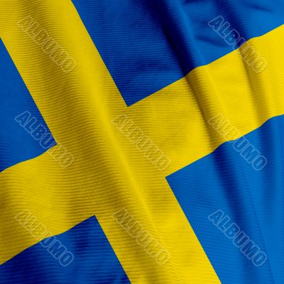 Swedish Flag Closeup