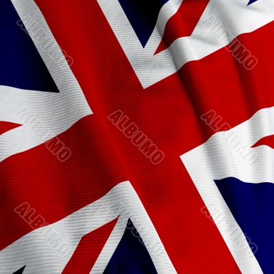 British Flag Closeup
