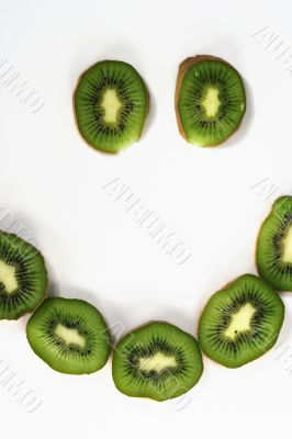 Kiwi isolated in White