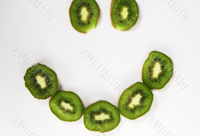 Kiwi isolated in White