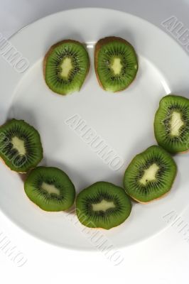 Kiwi isolated in White