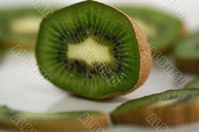 Kiwi isolated in White
