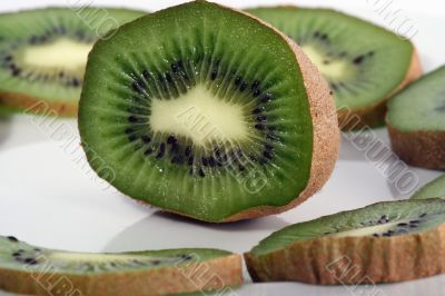 Kiwi isolated in White