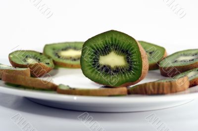 Kiwi isolated in White