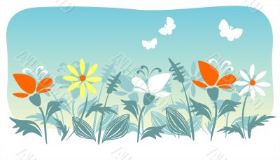 Blossoming meadow